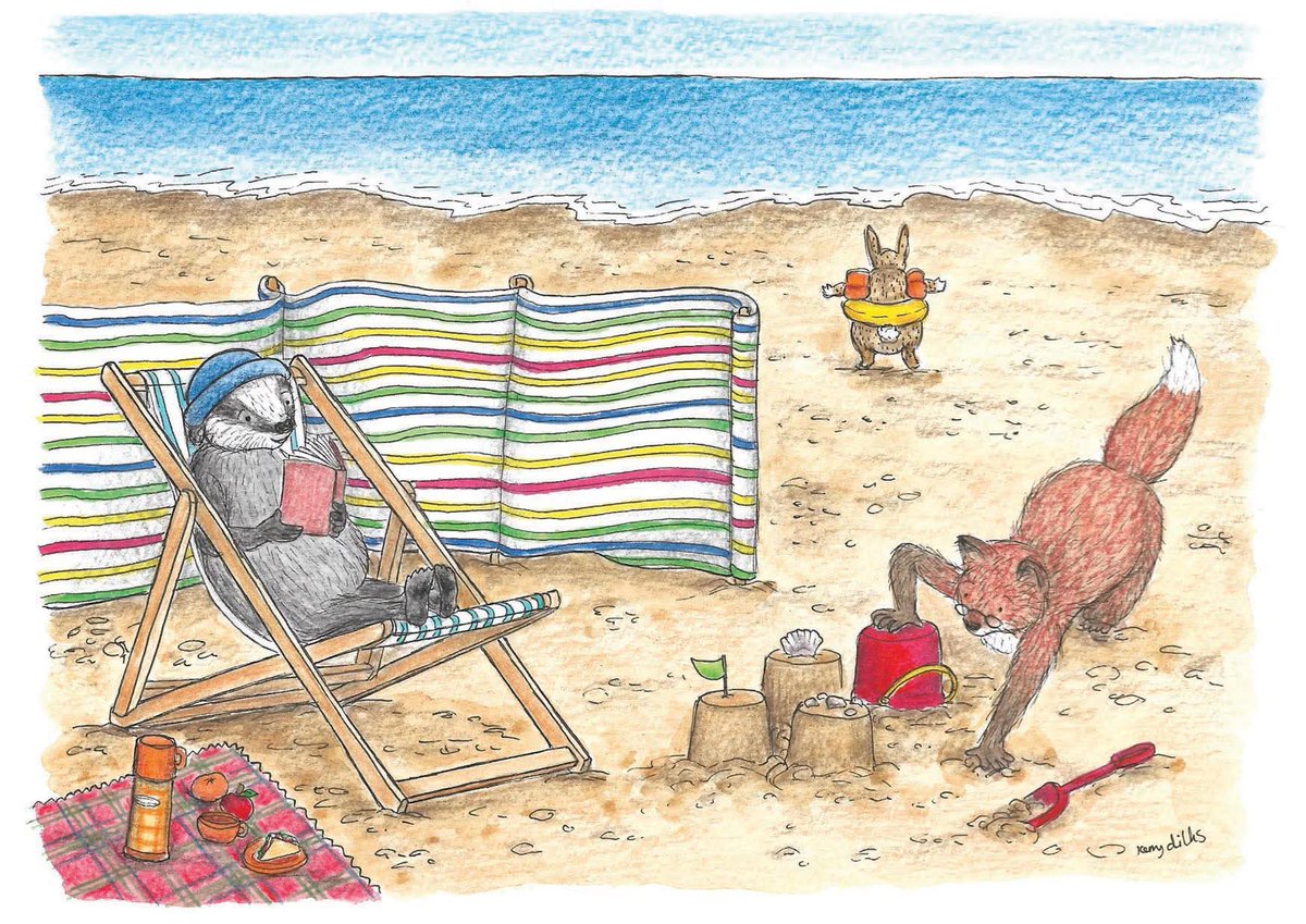 DilksKerry's tweet image. Don't tell anyone, but I'm skiving today...🌊 
#seasideescape #dayoff #daytrip #illustration