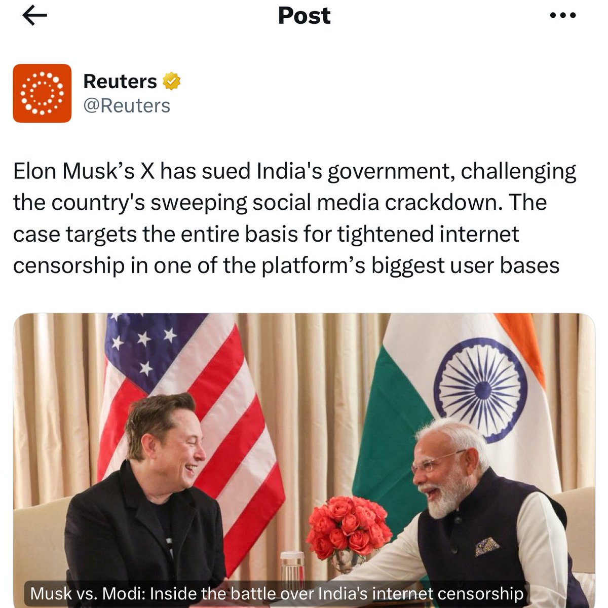 The whole ecosystem is once again coming together to punish India for not behaving like a Vassal state. Inevitable cost it will have to pay for chasing its interests…