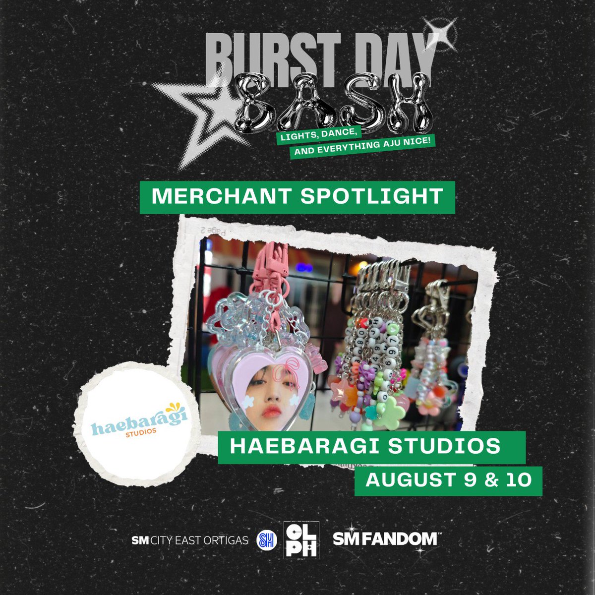 CaratLandPH's tweet photo. Burst Day Bash Merchant Spotlight!

Get ready to shop 'til you drop!

🛍️ Check out Haebaragi Studios for cute noot noot &amp; baby pic keyrings!
🛍️ Grab a bias nameplate, "bf coded" keyring,or A4 photo of your bias from By Love, Bonnie!

 They will be there on Aug 9-10! #BurstDayBash https://t.co/RCsy08pQgA