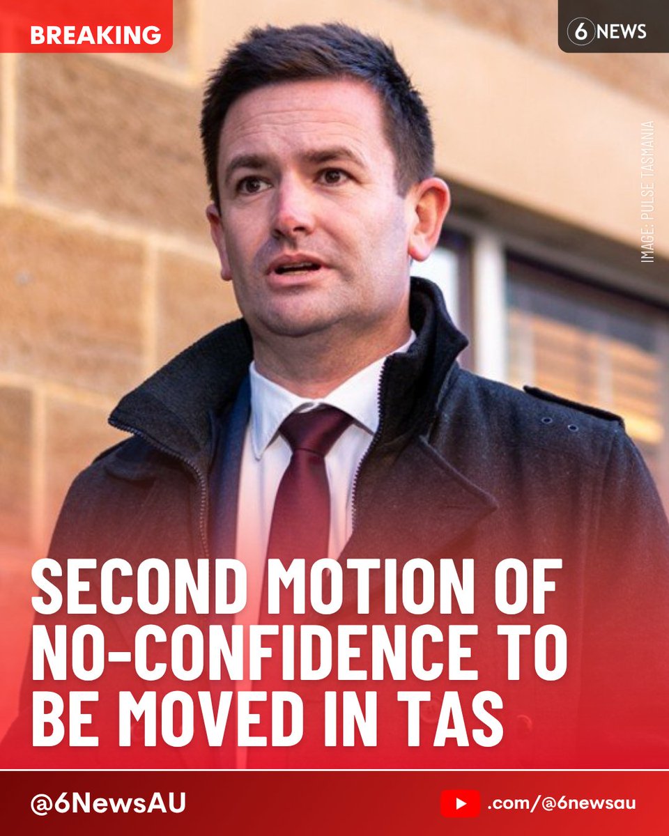 6NewsAU's tweet image. #BREAKING 🚨 A second no-confidence motion will hit the Tasmanian House of Assembly after it resumes on August 19, Dean Winter says

He says &quot;whether by us or an independent&quot;, there will be a motion moved &quot;of no-confidence in the Liberals and confidence in a Labor government&quot;