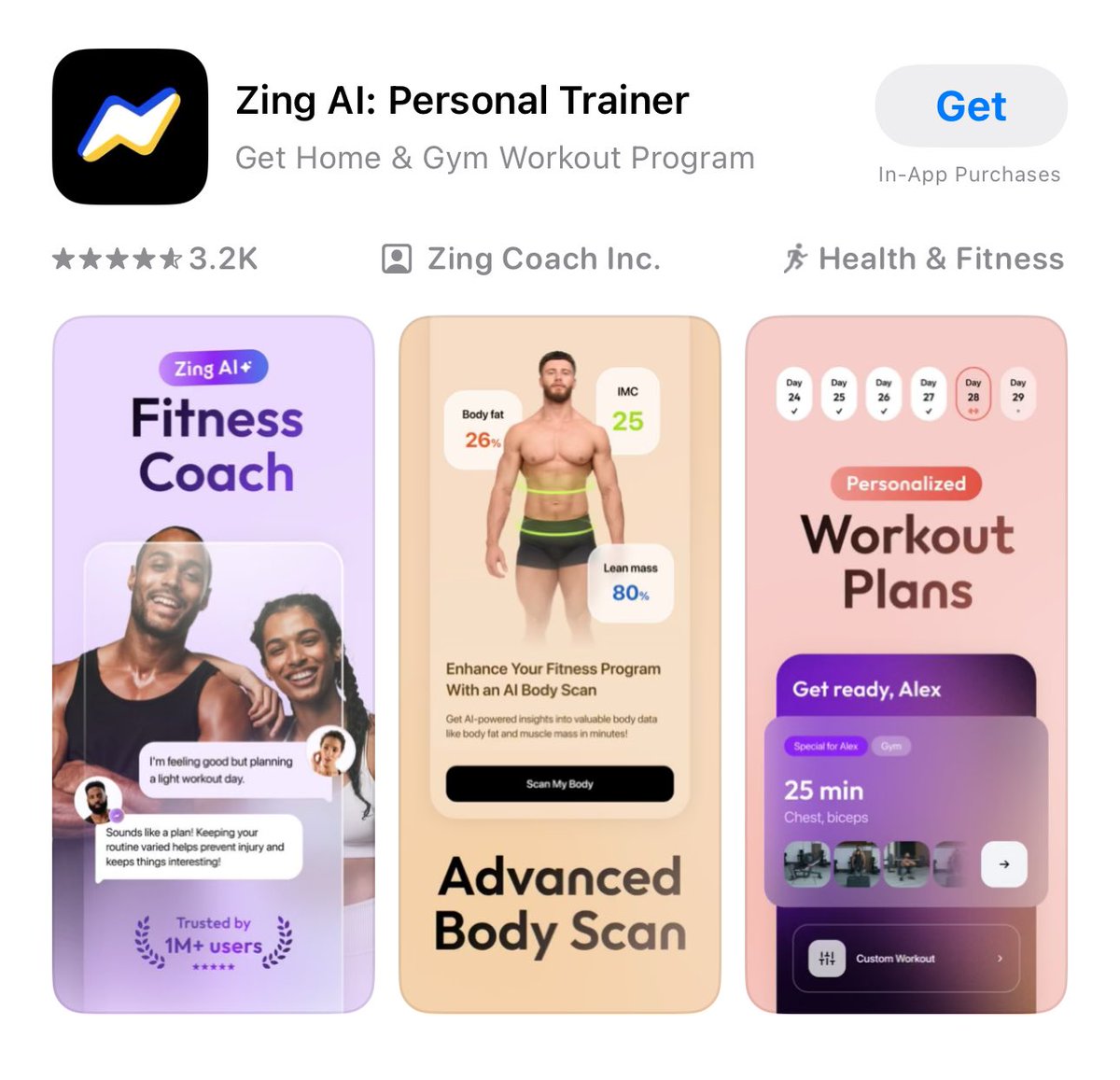vinwapz's tweet photo. @Siron93 I see they claim to be AI Personal Trainer? Lifty AI is the real AI personal trainer app https://t.co/7tVi3gZnS6