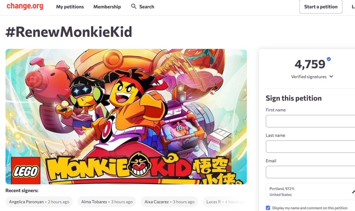 So the petition seems to have stalled slightly at not quite 5K signatures, which is weird cuz i have DEFINITELY seen fanart on various platforms with more likes/notes/whatever than that 🤨

change.org/p/renewmonkiek…
☝️☝️LMK FANDOM WHERE Y'ALL AT 😤👏👏
#RenewMonkieKid