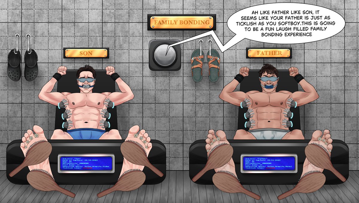 Softboy and Ticklish Father's Hardcore Session

Commission for anonymous