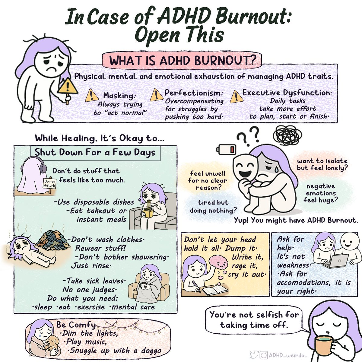 Dear ADHDers,

We need to stop trying to fit into a world that isn't accepting of us.