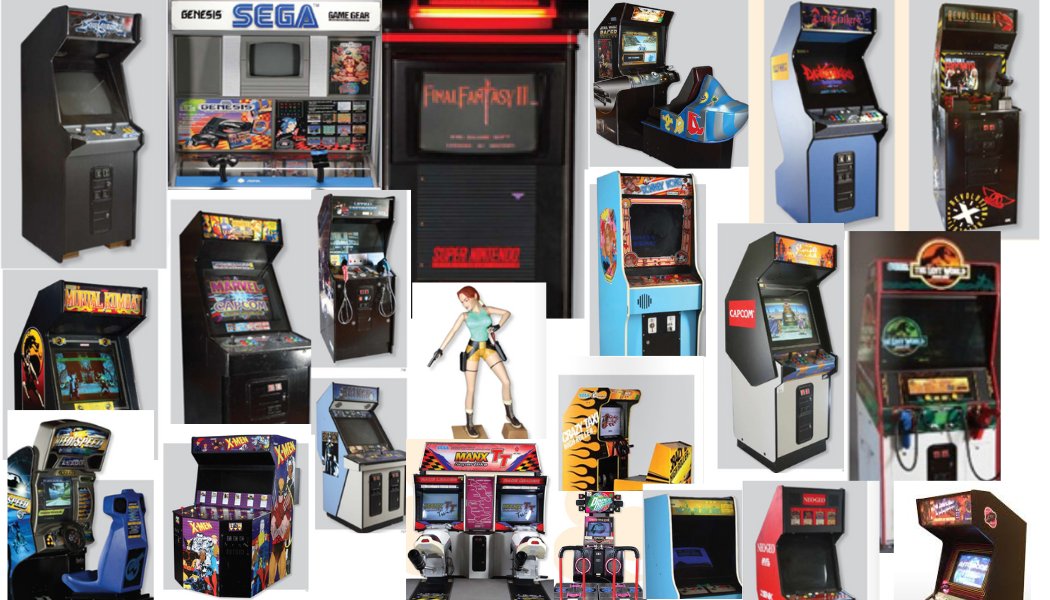 Some of Michael Jackson's favorite video games, taken from his personal collection in 2009