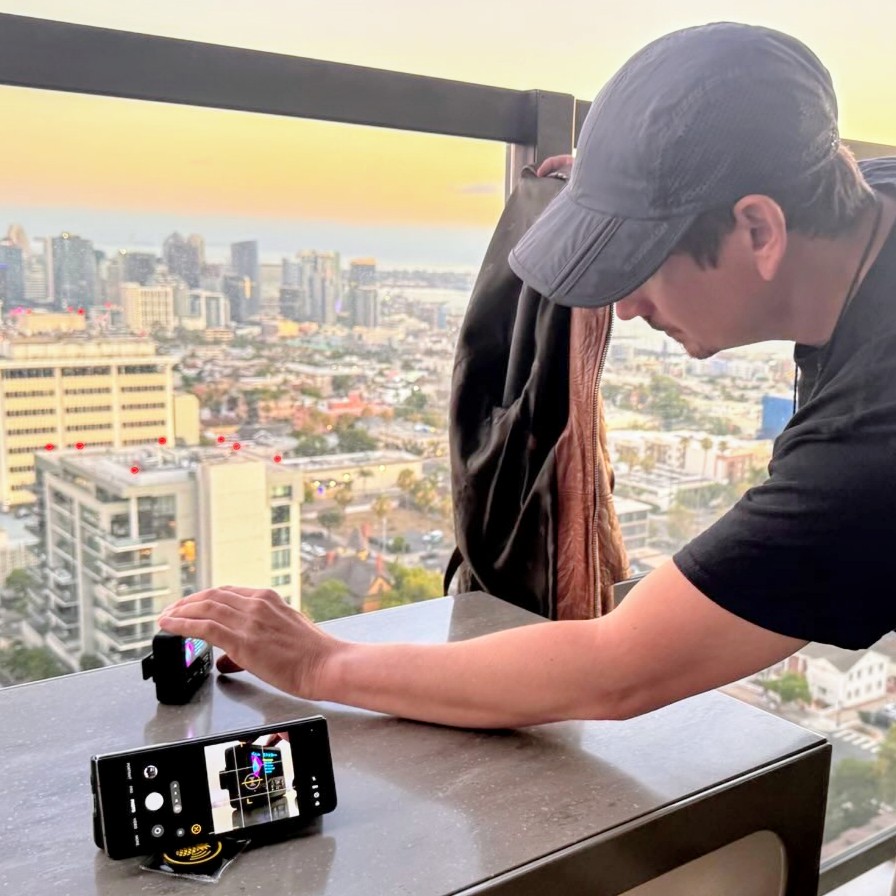 Behind the scenes from today's premiere