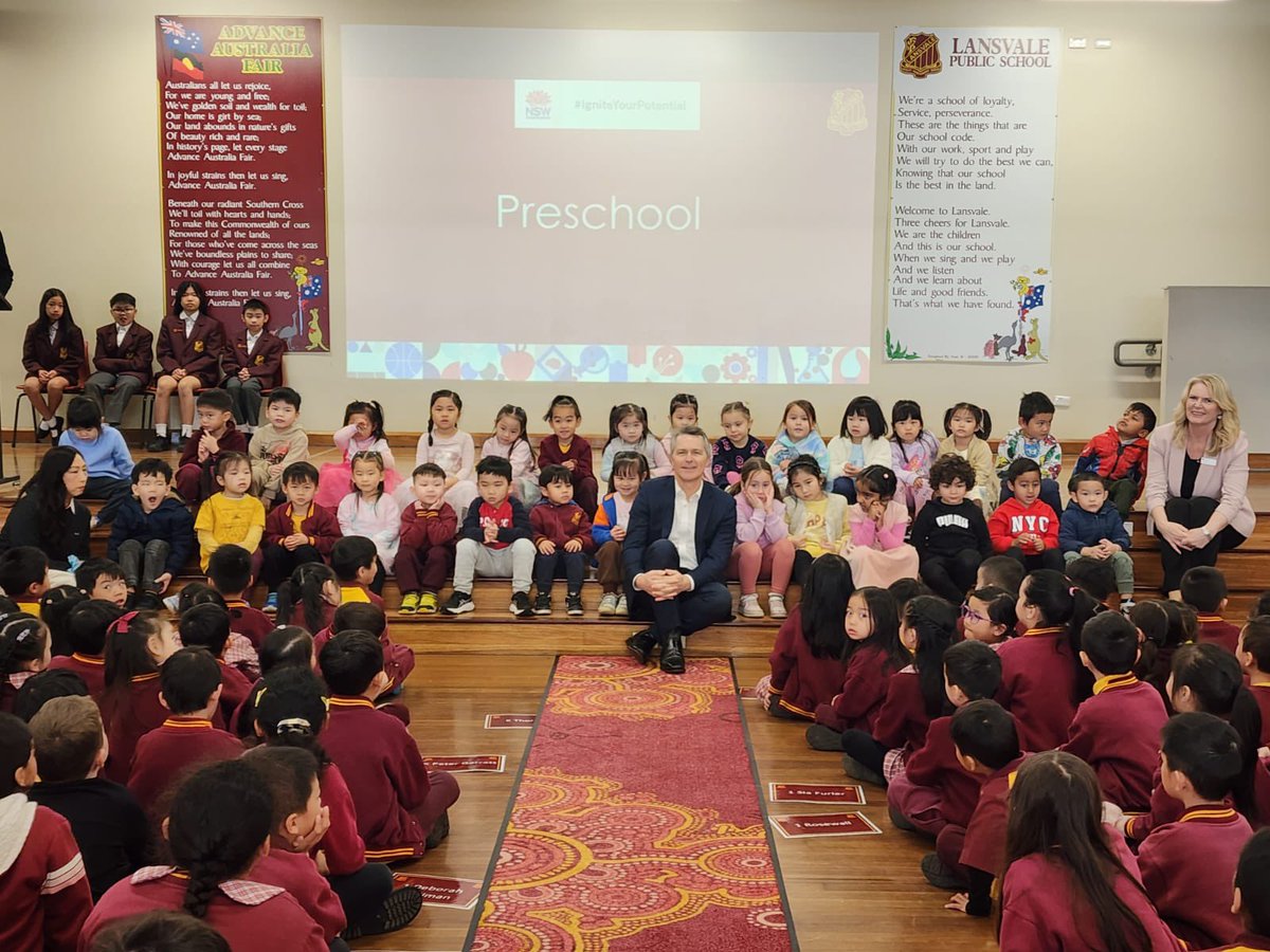 Lansvale Preschool (@lps_preschool) on Twitter photo We were thrilled to welcome the Federal Minister for Education <a href="/JasonClareMP/">Jason Clare MP</a> to our preschool! Our young learners showcased their innovative ideas on how to protect the environment before performing “I am Australian” for Mr Clare. <a href="/LansvalePS/">Lansvale PS</a> We were thrilled to welcome the Federal Minister for Education <a href="/JasonClareMP/">Jason Clare MP</a> to our preschool! Our young learners showcased their innovative ideas on how to protect the environment before performing “I am Australian” for Mr Clare. <a href="/LansvalePS/">Lansvale PS</a>