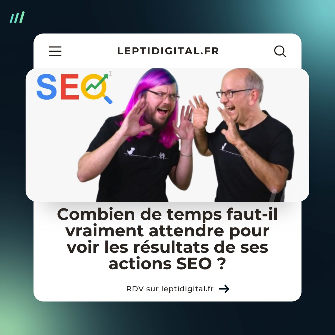 leptidigital's tweet photo. ⚡ SEO : Google dévoile des informations clés sur les délais à attendre pour voir les résultats de vos actions SEO. Ce qu'il faut retenir 👉 https://t.co/dukS6Vh2bS https://t.co/KyL1l9c3Ov