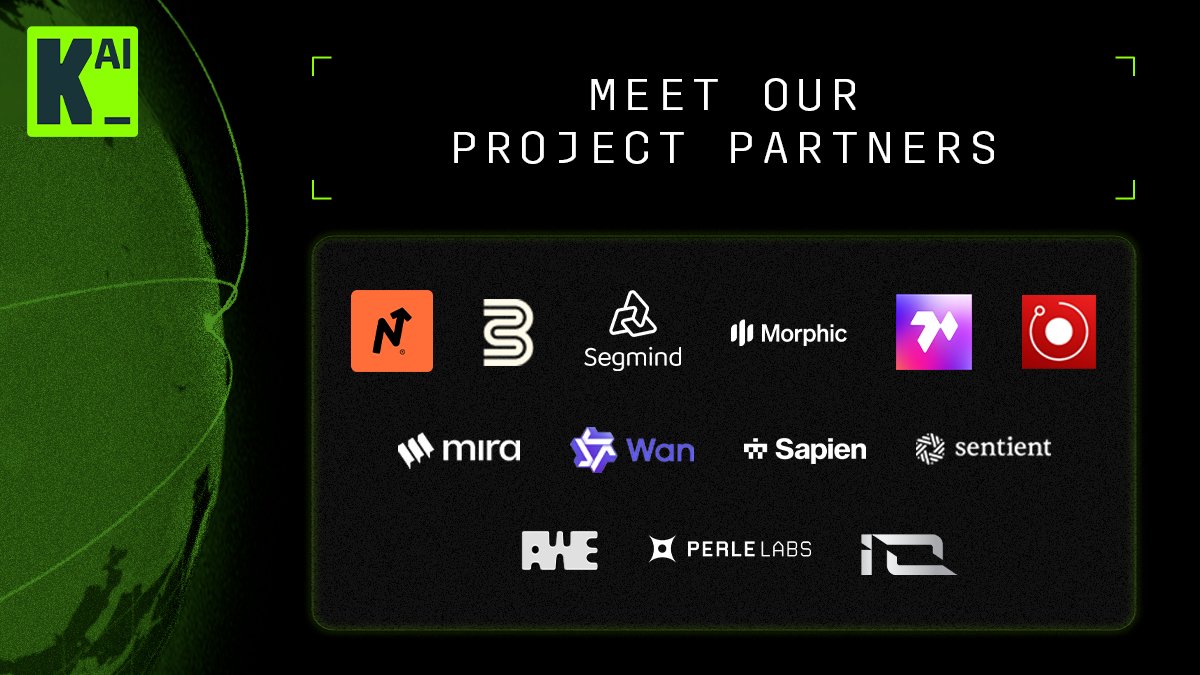 To,
Every AI dev out there.

From,
KAI.

Specialised intelligence through verified experts is bound to make your AI smarter.

Ask KAI’s incredible Project Partners.

Here are some of the top global names already on board to supercharge their AI projects.

But what about those