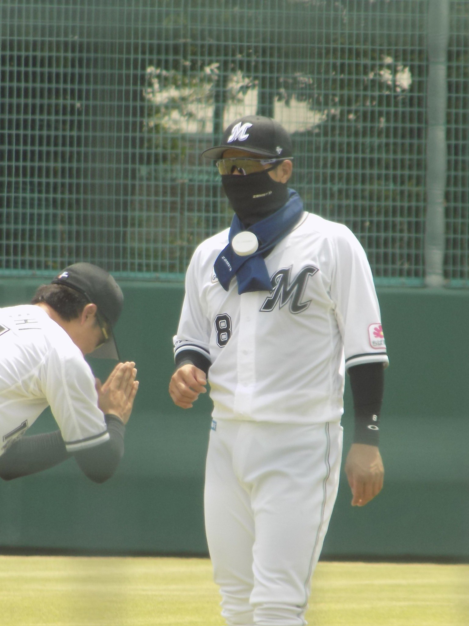 中村奨吾　2010-13年　復刻ビジユニ 千葉ロッテマリーンズ 中村奨吾選手 レプリカユニフォーム L