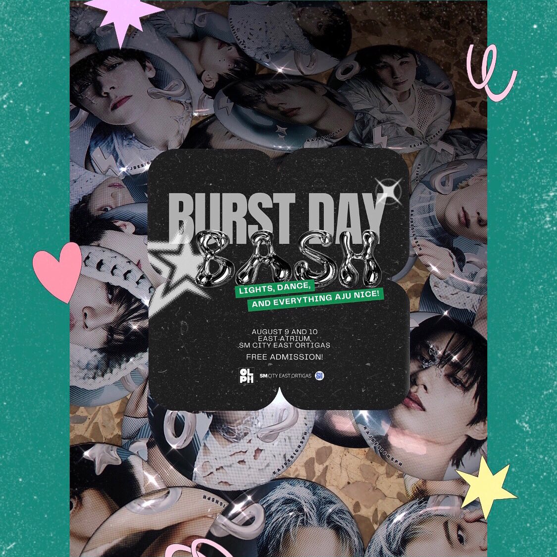 kajdesignsph's tweet photo. We’ll be part of the Carat Market on August 9, from 12nn onwards. 🫶🏻✨

📍SM East Ortigas East Atrium

This will be our first event with @CaratLandPH 💕

See you at the Burst Day Bash! ❤️

#happyburstday #svt #carat #seventeen #burstdaybash https://t.co/JbWyUvj9Jf