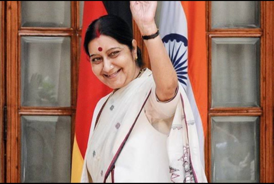 drlaxmanbjp's tweet image. My heartfelt tribute to the former External Affairs Minister, #SushmaSwaraj Ji, on her death anniversary.

A exceptional orator, People&apos;s Minister and above all a compassionate human being.