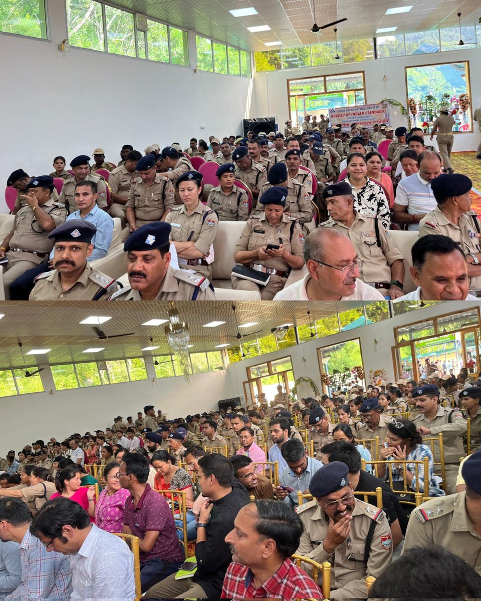 dhbobis's tweet image. BIS Dehradun held a Consumer Awareness Program in Bageshwar for 300+ Police, Home Guard, and PRD personnel. The session focused on road safety standards and BIS Care App usage for verifying ISI, Hallmark, and R-Mark products. #BIS #BISCareApp #RoadSafety #ISIMark #Bageshwar