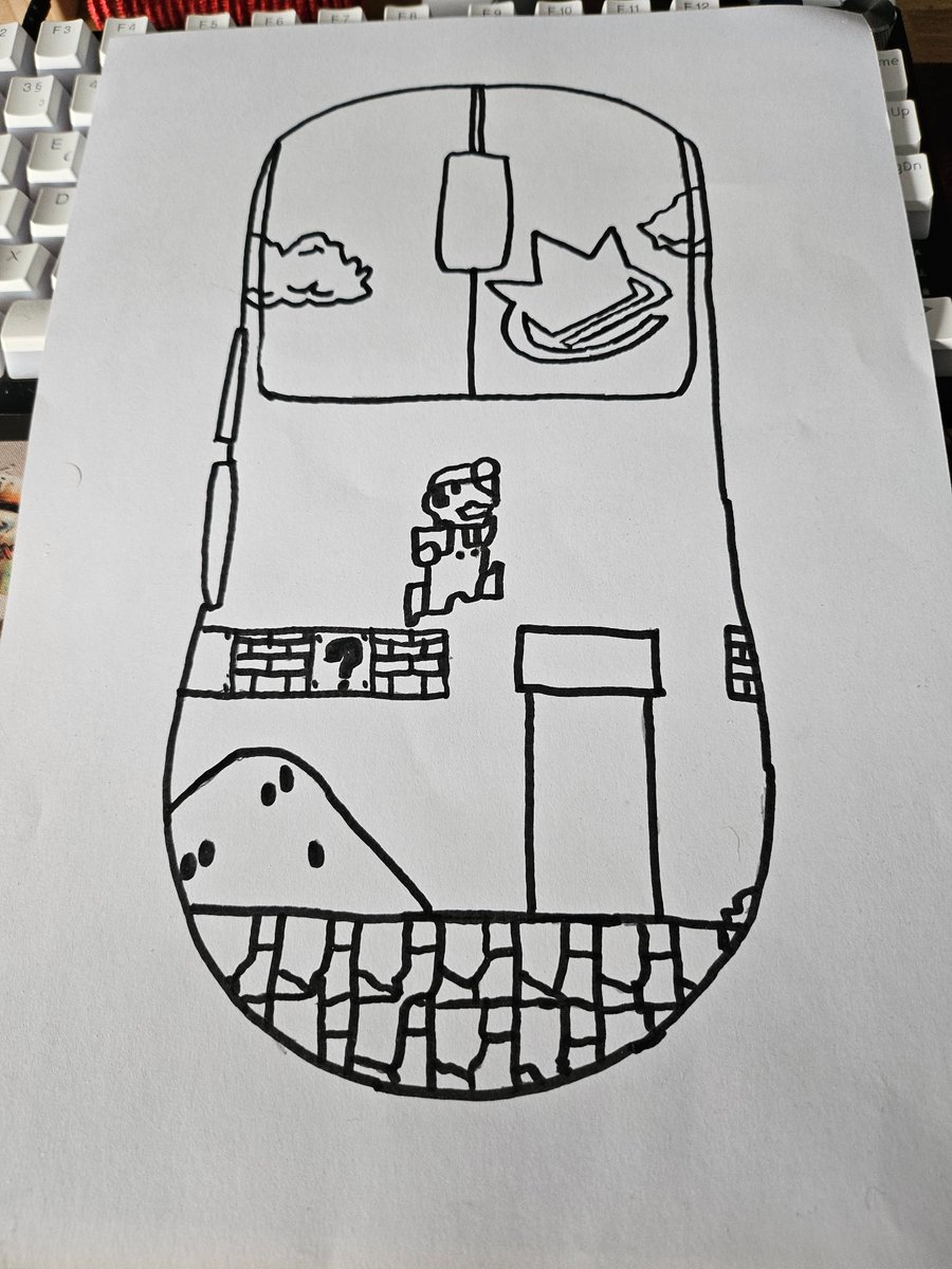 Benny_The_Nerd's tweet photo. Hey, meine Nerds.

Jetzt mal Infos zu meinen Projekt.
Habe mich bei der Modding-Contest für Mäuse von @Caseking beworben &amp; würde angenommen.

Das zweite Bild zeigt mein Design was ich aber null übernehmen kann weil die Maus von @endgamegear so süß klein ist.

(1/2) https://t.co/qrf3I2Y08z