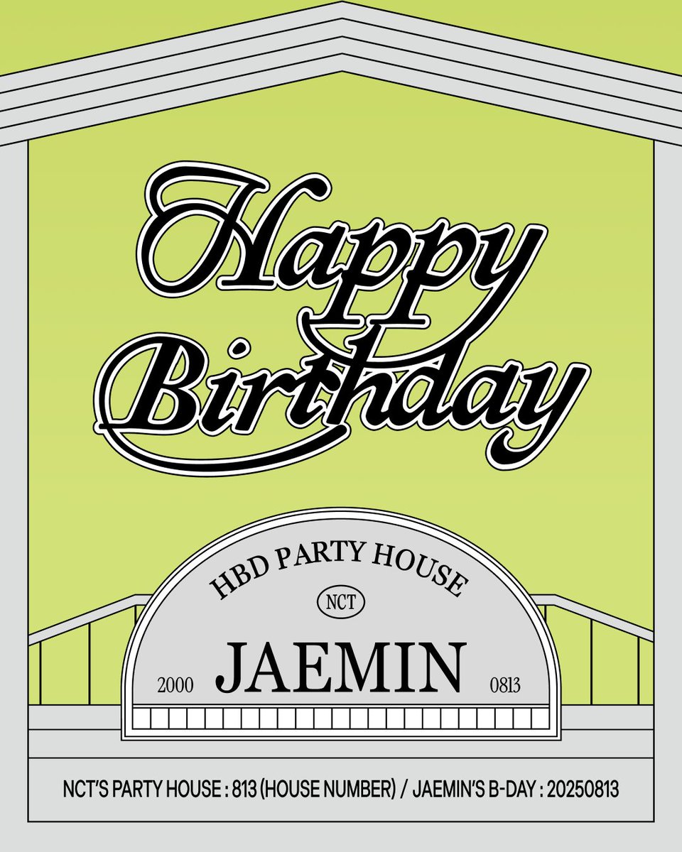 smtown_andstore's tweet photo. 💚THE HBD PARTY HOUSE FOR JAEMIN💚

JAEMIN 생일파티에 여러분을 초대합니다!
설렘 가득한 HBD PARTY HOUSE, 과연 어떤 모습일까요?🎂

📍SMTOWN &STORE
📆2025. 8. 13 (WED) 14:00 ~ 2025. 8. 15 (FRI) 23:59 (KST)

📍KWANGYA@SEOUL
📆2025. 8. 13 (WED) 매장 오픈 시부터~
*운영 시간: 10:30 ~ 20:00 (KST)

#JAEMIN #재민 @NCTsmtown #HappyBirthday_JAEMIN
#SMTOWNandSTORE #andSTORE 
#에스엠타운앤드스토어 #앤드스토어 #AllaboutYourCeleb
#KWANGYA #광야 #new_stream_of_connection 
#KWANGYA_Connector #Metaversal_Experience_Brand 
#KWANGYA_SEOUL #KWANGYAatSEOUL #atSEOUL #광야앳서울