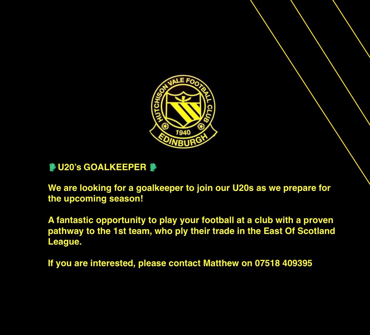 Hutchison Vale FC tweet media