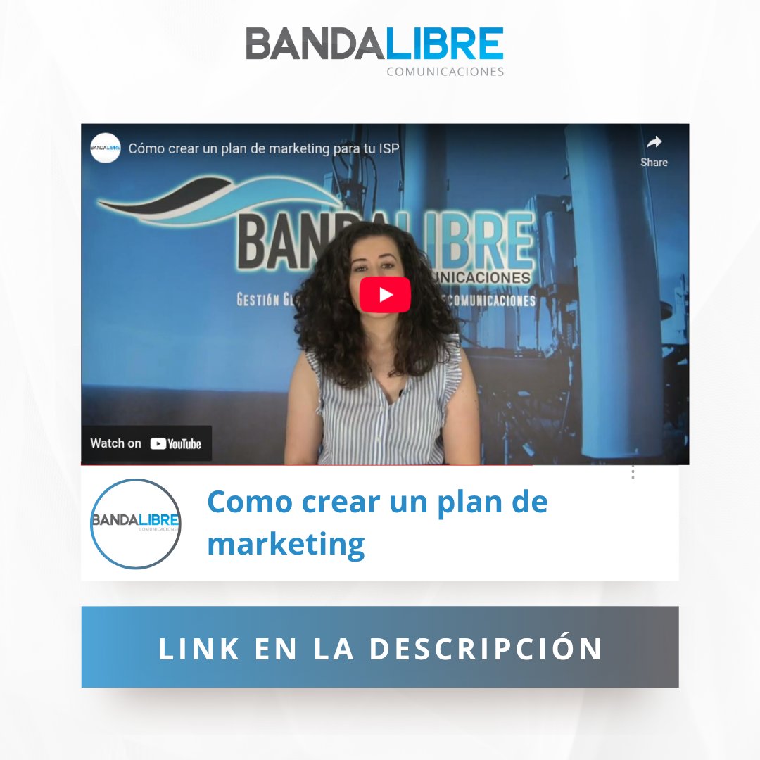 Bandalibrecom's tweet photo. 🎯 ¿Eres ISP y no tienes plan de marketing?

Tu crecimiento depende de más que solo la red: necesitas una estrategia clara.

Aprende a crear un plan efectivo para atraer más clientes y destacar tu propuesta como operador.
▶️ Mira el video: https://t.co/q1QrkxZJ4W

#ISP #WISP https://t.co/czfb9KQDDy