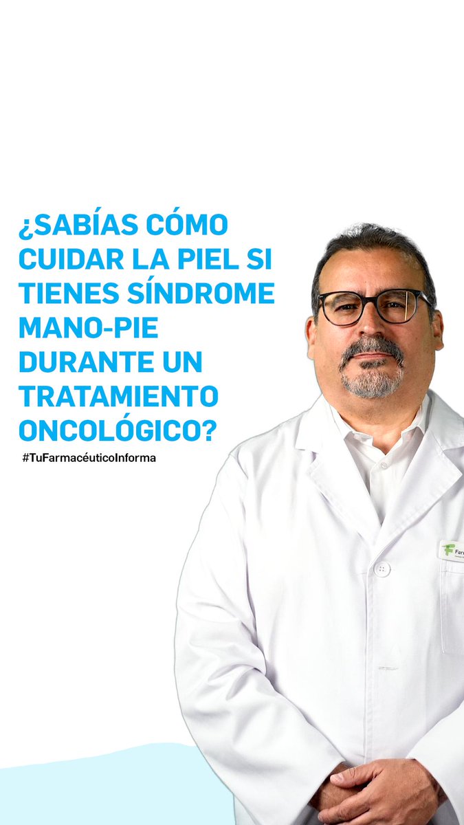 COFCuenca (@cofcuenca) on Twitter photo 🖐️👣 ¿Recibes tratamiento oncológico y notas molestias en manos o pies?
Podría tratarse del síndrome mano-pie.
Una iniciativa Farmacéuticos con la colaboración de <a href="/Medicina_TV/">Medicina Televisión</a> y <a href="/LaRochePosay_ES/">La Roche-Posay ES</a>
📽️ ow.ly/mufa30sOze1
#FarmaciaDermoyCáncer #Dermofarmacia 🖐️👣 ¿Recibes tratamiento oncológico y notas molestias en manos o pies?
Podría tratarse del síndrome mano-pie.
Una iniciativa Farmacéuticos con la colaboración de <a href="/Medicina_TV/">Medicina Televisión</a> y <a href="/LaRochePosay_ES/">La Roche-Posay ES</a>
📽️ ow.ly/mufa30sOze1
#FarmaciaDermoyCáncer #Dermofarmacia