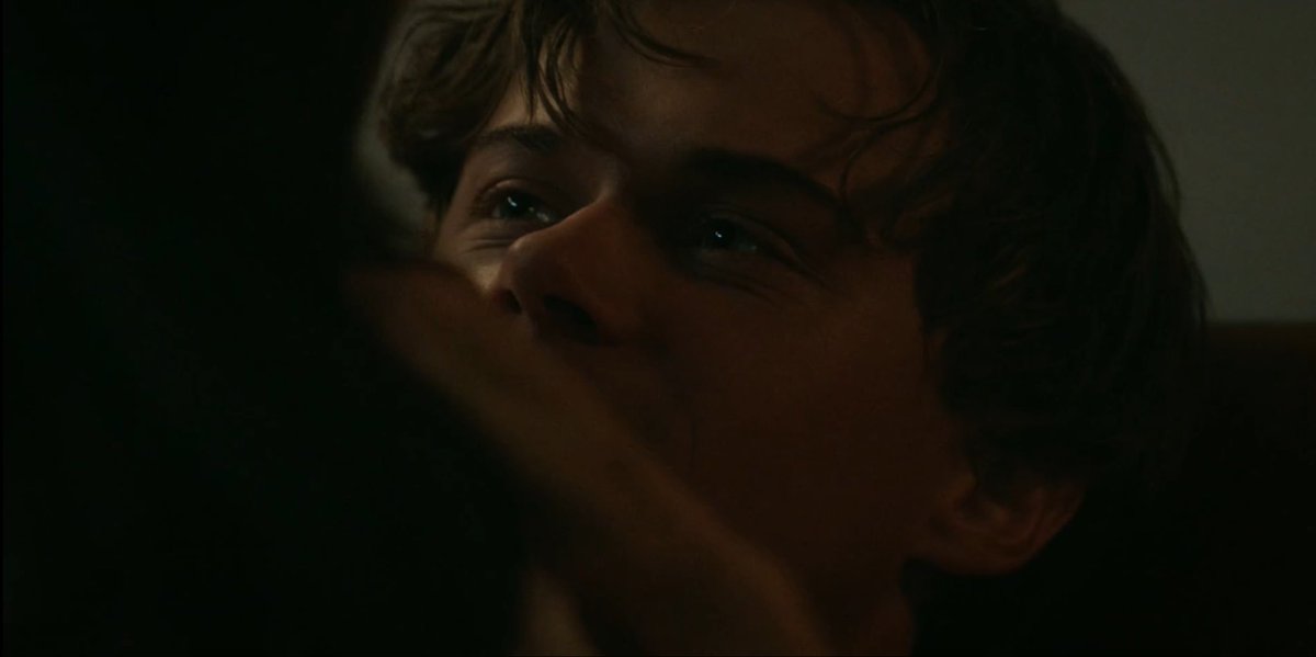 THE EYE CONTACT??!! he's out of control.