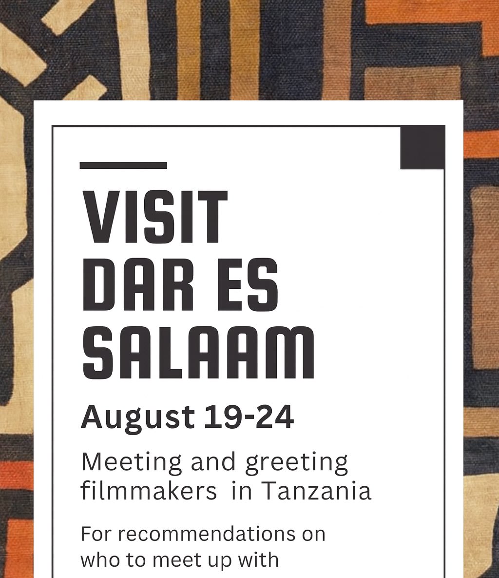 As part of my fellowship with <a href="/GoldsmithsUoL/">Goldsmiths, University of London</a>, I am exploring how to support home grown film financing ideas / initiatives in the continent. I’ll be in NRB &amp; Dar es Salaam reaching out to filmmakers, storytellers, producers who are pushing boundaries in film &amp; Tv. Who must I meet?