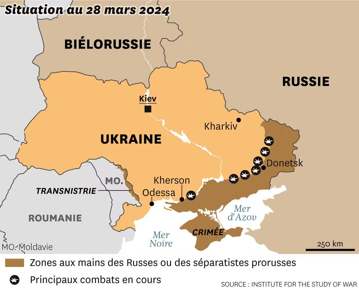 Les "propositions de cessez-le-feu de #Poutine" en Ukraine s'adressent à un public occidental mal informé et crédule.
➡️Moscou sait très bien que céder les régions de Kherson et Zaporijjia serait suicidaire pour l'🇺🇦&amp;🇪🇺  pour plusieurs raisons :   

🟤Jusqu'à présent, les