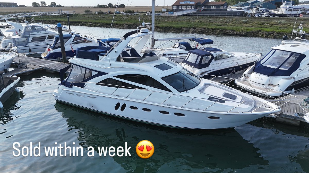 Sold - Our beautiful Sealine T50 lasted just one week and as always we appreciate your business. Exciting times coming for the new owners 🥂