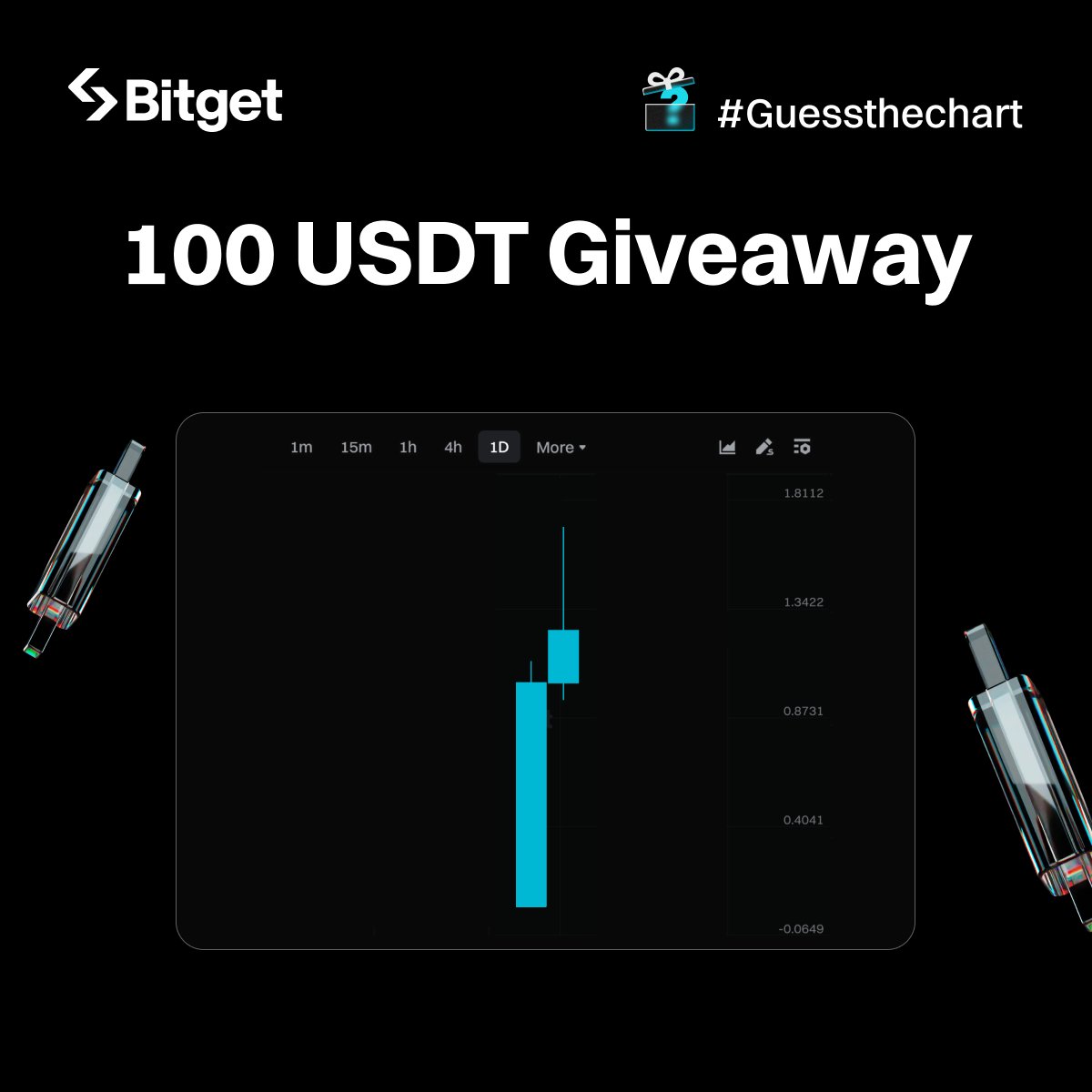 $100 Giveaway! 🎉

Think you know your charts? Guess the crypto shown here 👀

🔹 Comment your answer using #SmartChallenge
🔹 Follow <a href="/bitgetglobal/">Bitget</a>, RT &amp; tag a friend
🔹 1 winner gets $100 USDT