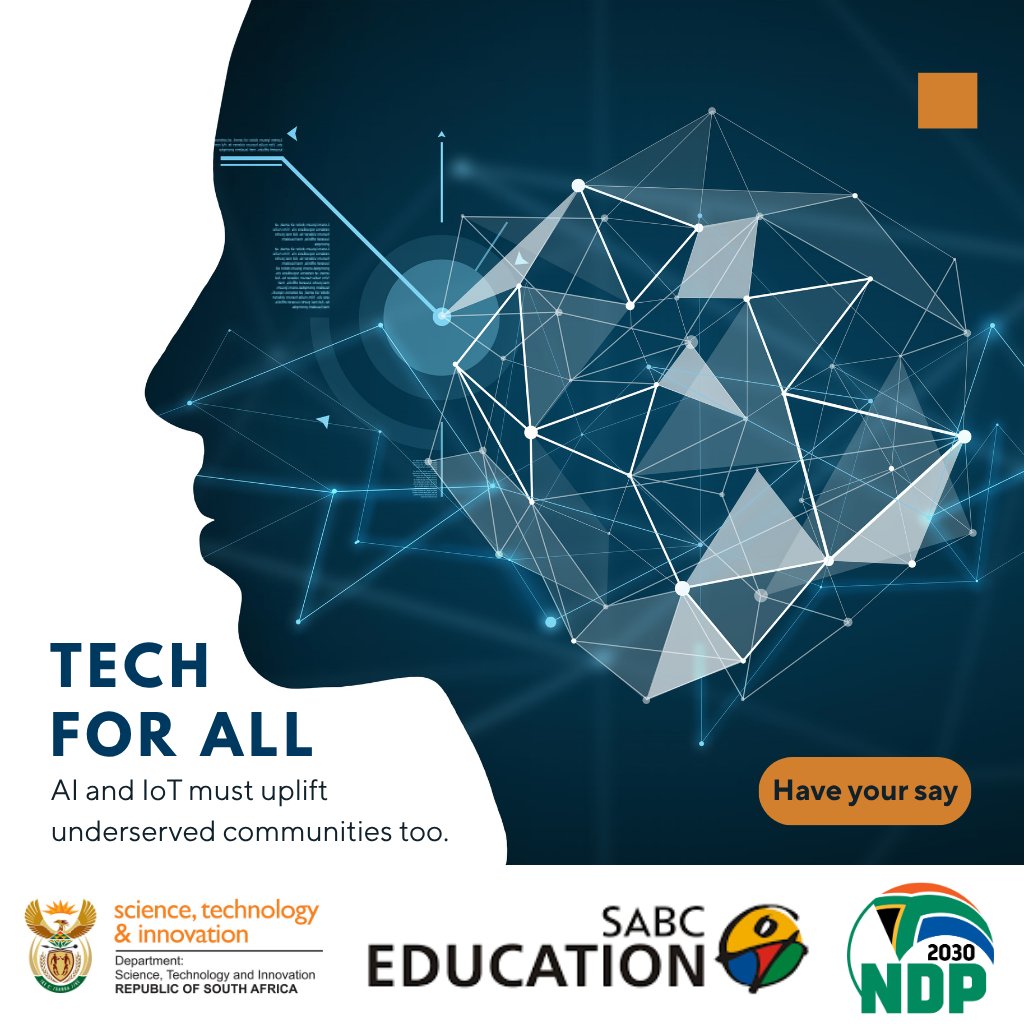 SABCEducation's tweet image. Does Tech Serve Everyone?

How can AI and IoT empower rural communities?
Share your thoughts.

💬 Join the convo
#TechForAll #DigitalInclusion #CivicEducat