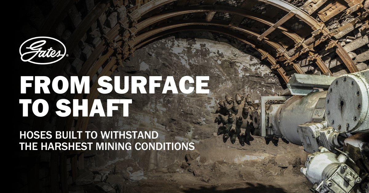 From surface to shaft, our hoses are engineered to minimize downtime and keep your mining operations running smoothly. ​

Reliability is at our core, because  every minute underground counts. 
bit.ly/3G1ocQM