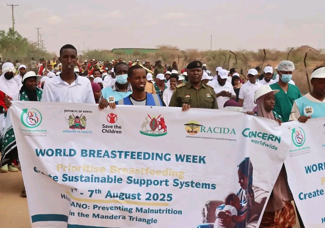 SaveChildren_KE's tweet image. @SaveChildren_KE Mandera Field Office commemorated World Breastfeeding Week (Aug 1–7) under the theme “Creating Sustainable Support Systems”, thanks to the ACCEPT project funding.