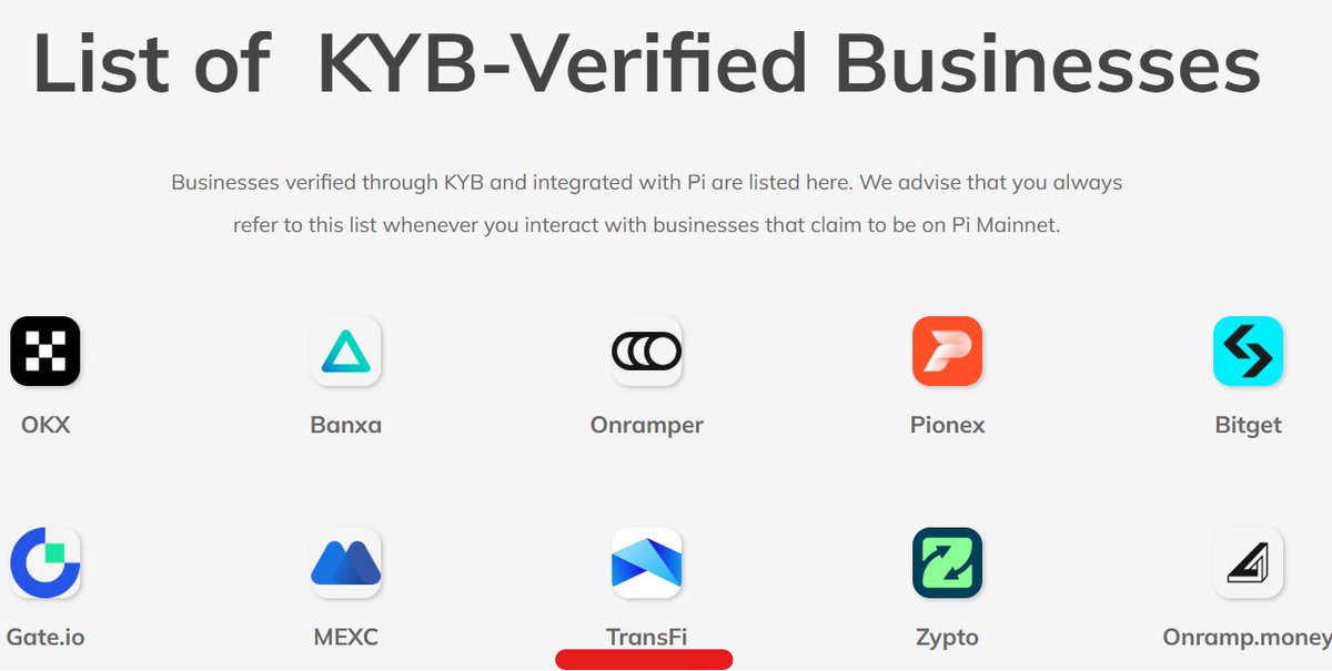 __TarGaRyaN__'s tweet photo. 🚀 BREAKING: @getTransfi is now a verified Pi Network business partner!
✅ Officially KYB-verified & integrated
✅ Trade safely with trusted platforms
Find the full list of verified partners in https://t.co/5dRjEeWZ15:
#PiNetwork #KYB #TransFi #Crypto #Mainnet https://t.co/YaIvEgqC8b