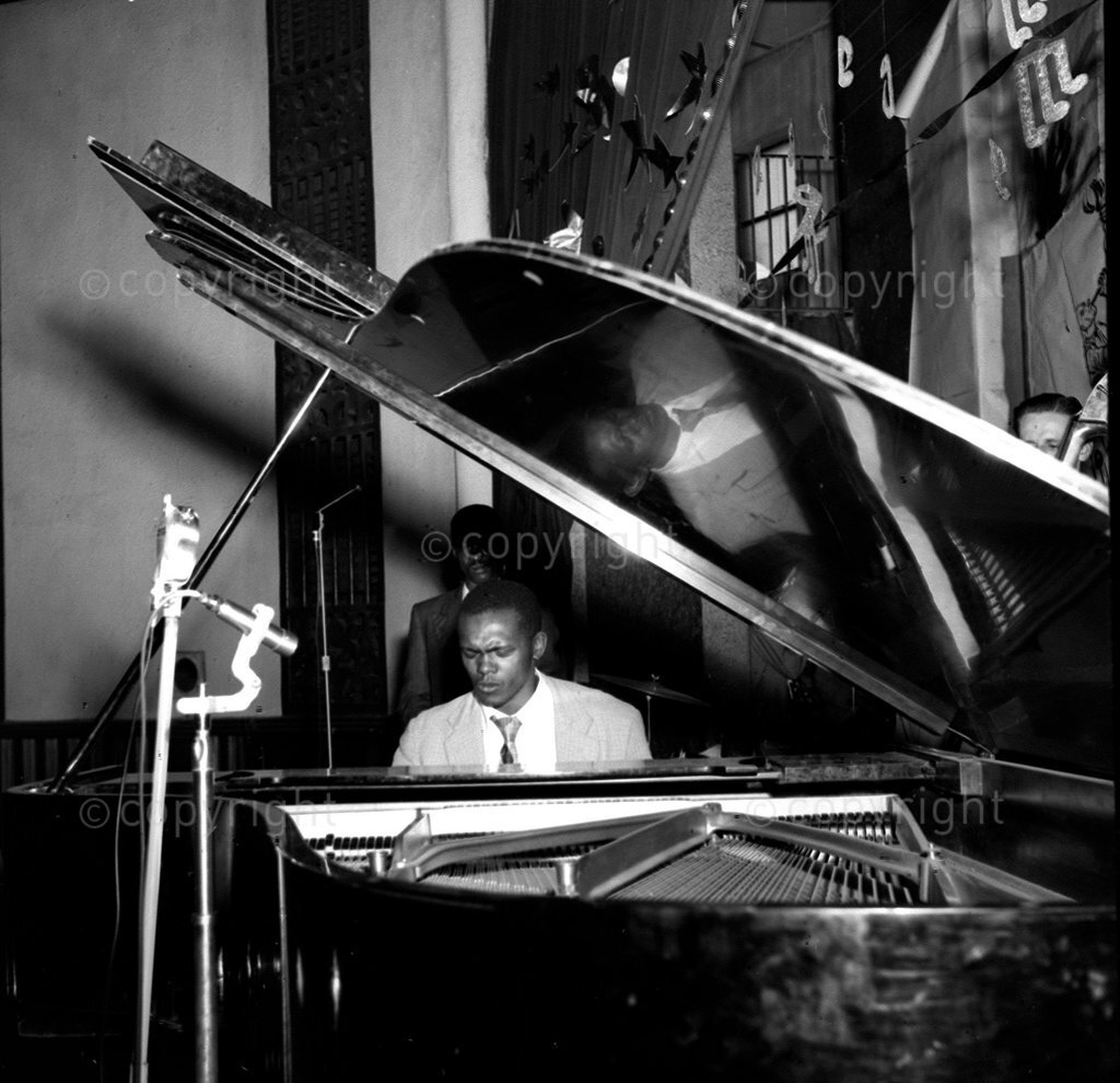 HistorySAZAR's tweet photo. School teacher and Jazz Pianist, Boycie Gwele, c 1955. https://t.co/OUOlO8DoGY