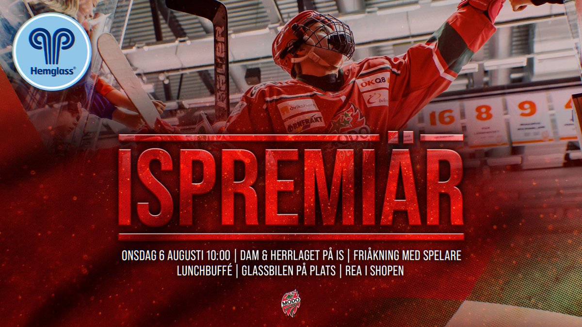 Välkomna till Hägglunds Arena 10-14! 🎉

ℹ️ modohockey.se/article/o2uat0…

#modose