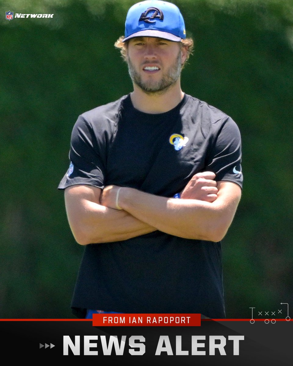 RapSheet's tweet image. Sources: #Rams QB Matthew Stafford is dealing with an aggravated disc and has received an epidural to help him deal with it. 

Los Angeles has called him week-to-week, being cautious, but with plans for him to be ready for Week 1.