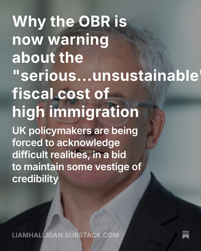 NEW "When The Facts Change" post 📺

During the decade to 1997, net UK immigration averaged around 30,000 per annum. Over the next ten years to 2007, that annual figure surged to 150,000. From then until 2017, net migration rose sharply again, to some 220,000 per annum.

But from
