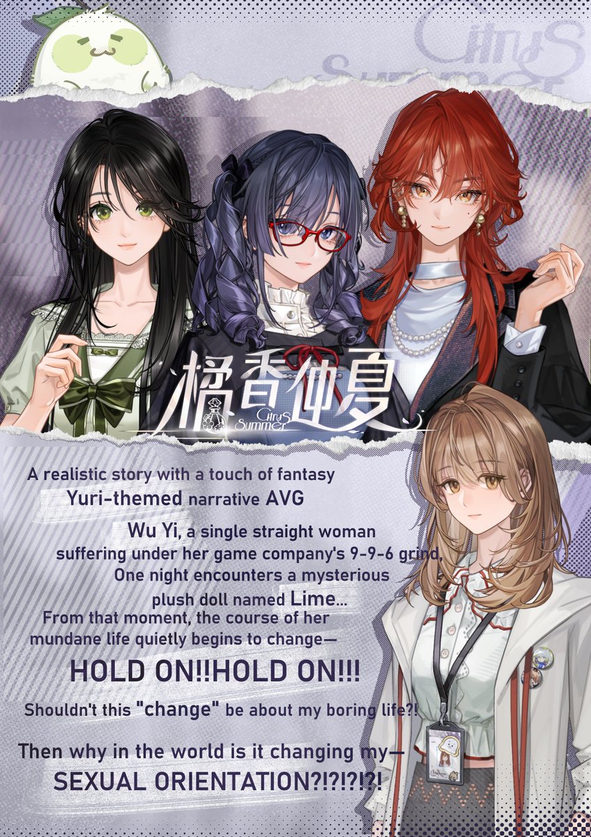 Citrus Summer – Yuri Visual Novel on Steam tweet media
