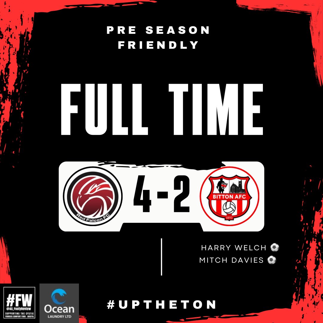 Bitton AFC Reserves (@bittonreserves) on Twitter photo Another tough test yesterday against a strong opposition, a good competitive game gaining valuable minutes into the legs.
Thanks to <a href="/RedFalconMenFC/">Red Falcon FC</a> for hosting yesterday, all the best for the season chaps 🤝
Onto Saturday 👉
#UPTHETON🔴⚪️🔴⚪️ Another tough test yesterday against a strong opposition, a good competitive game gaining valuable minutes into the legs.
Thanks to <a href="/RedFalconMenFC/">Red Falcon FC</a> for hosting yesterday, all the best for the season chaps 🤝
Onto Saturday 👉
#UPTHETON🔴⚪️🔴⚪️