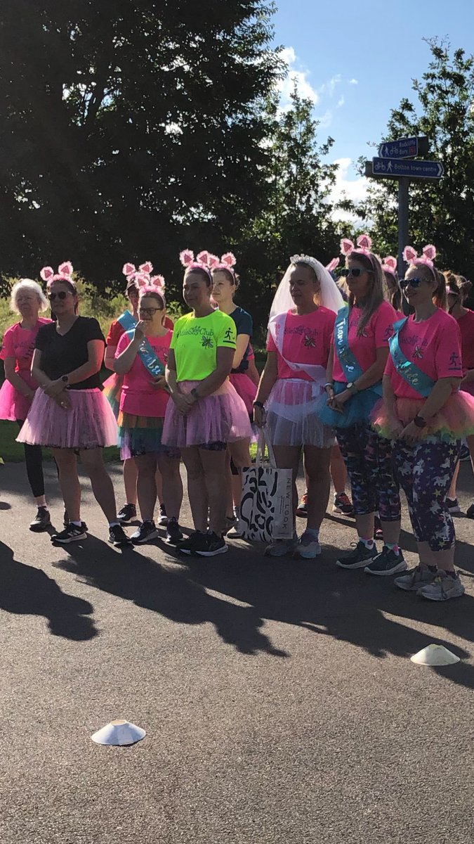 Event 659 2/8/25 we welcomed Jessie’s Hen party!  What a fab idea to kick start celebrations #henparty #loveparkrun #boltonparkrun