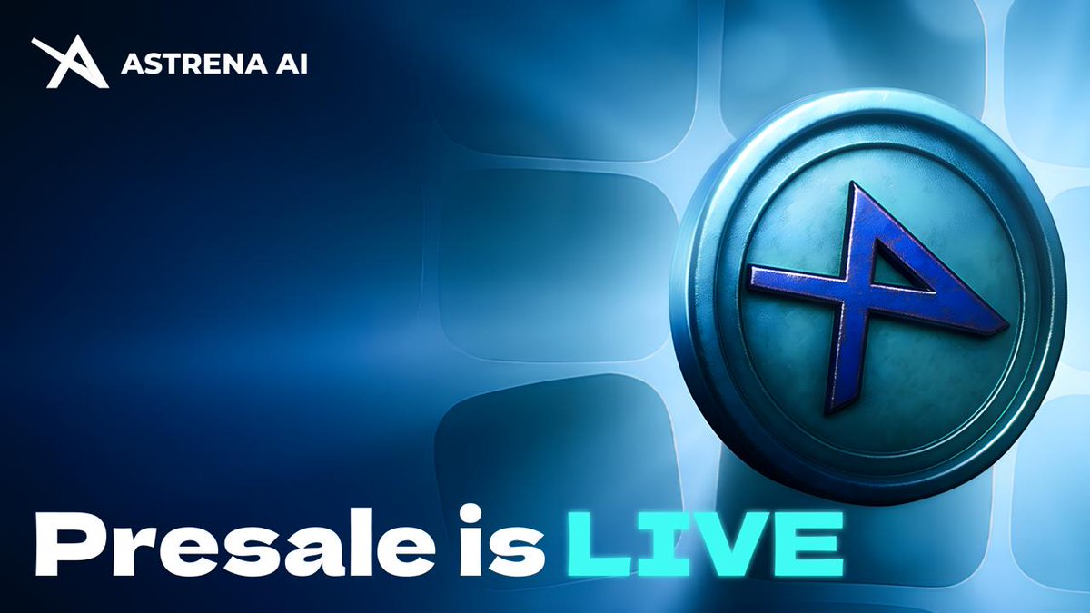 Astrena AI (@astrenaai) on Twitter photo 🚀 Presale is LIVE
astrena.ai
Early access unlocked!
$RENA, the token that underpins <a href="/astrenaai/">Astrena AI</a> , is available at the presale price.
✅ Start price: $0.002
✅ Open to everyone
✅ Directly on our website
⏰ Presale will last for a limited time.
Enter now — or watch 🚀 Presale is LIVE
astrena.ai
Early access unlocked!
$RENA, the token that underpins <a href="/astrenaai/">Astrena AI</a> , is available at the presale price.
✅ Start price: $0.002
✅ Open to everyone
✅ Directly on our website
⏰ Presale will last for a limited time.
Enter now — or watch