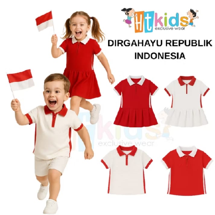 Baju buat adek kecil di hari kemerdekaan luurd s.shopee.co.id/6Aac8lgD32