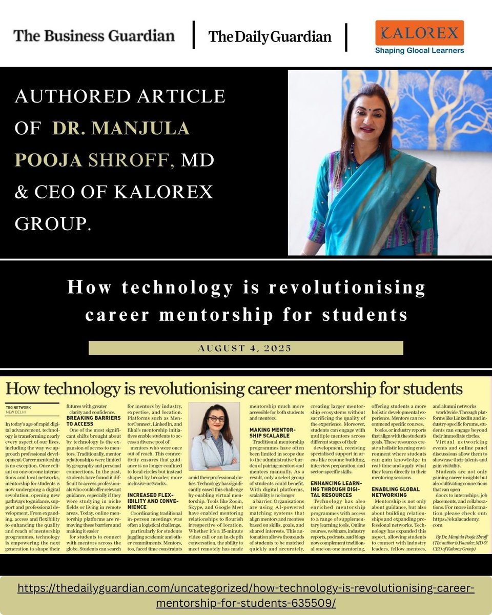 In today’s digital-first world, career mentorship is no longer limited by geography or access. From AI-powered career assessments to virtual mentorship platforms and real-time skill-building tools—technology is making career guidance more accessible, personalized, and impactful.