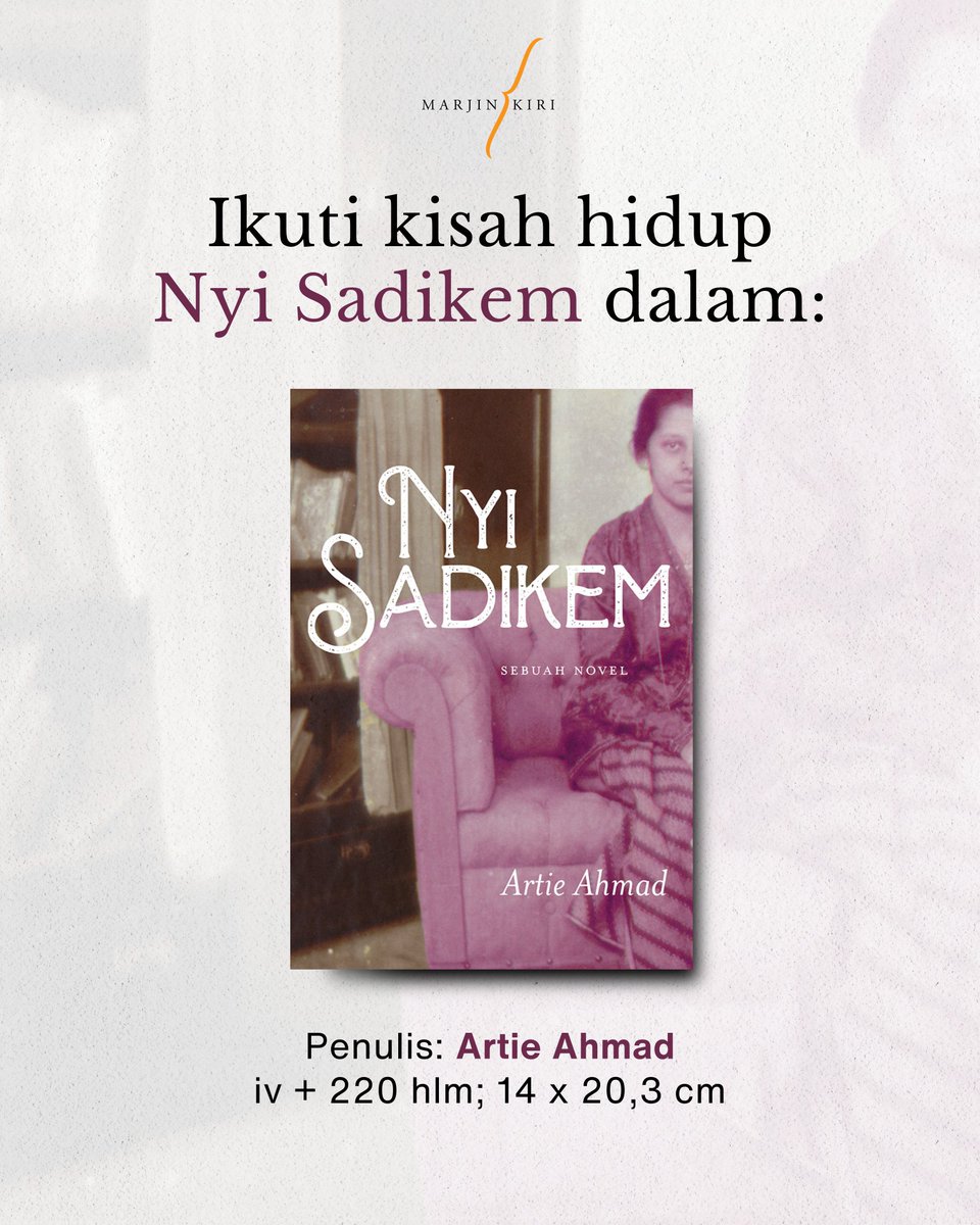 Nyi Sadikem mengambil jalan menjadi gowok demi mempertahankan hidup dan martabatnya. Kehidupannya tidaklah mudah.

"Hidup memang begitu kejam, hingga aku tak menemukan jawab bagaimana cara menjalaninya."

Simak kisahnya dalam novel 𝘕𝘺𝘪 𝘚𝘢𝘥𝘪𝘬𝘦𝘮 karya <a href="/artieahmad/">Artie Ahmad</a> 📚