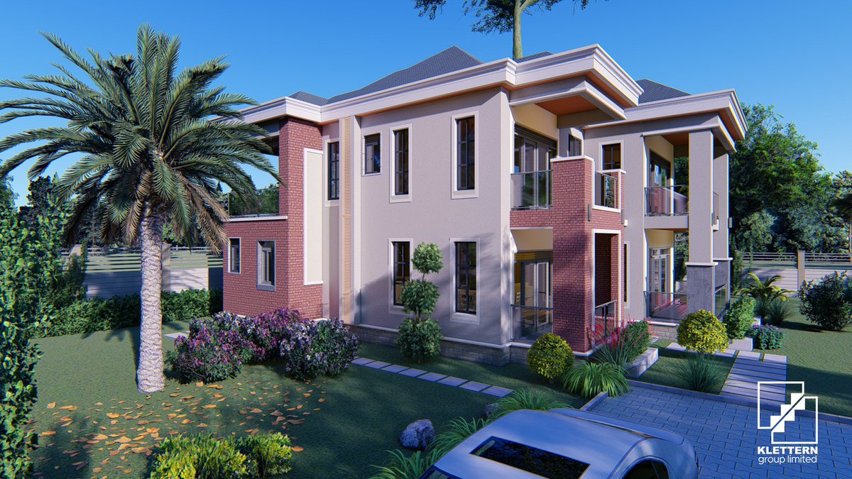 This 390sqm, 5-bed, 5-bath home fuses minimalist design, clean lines, and exposed brick — tailored to the client’s dream — just as the client dreamed. includes 2 lounges, home office, prayer room &amp; more, all on 23 decimals. With est. UGX 450–500M to set up. Cooked <a href="/KletternGroup/">Klettern Group LTD</a>