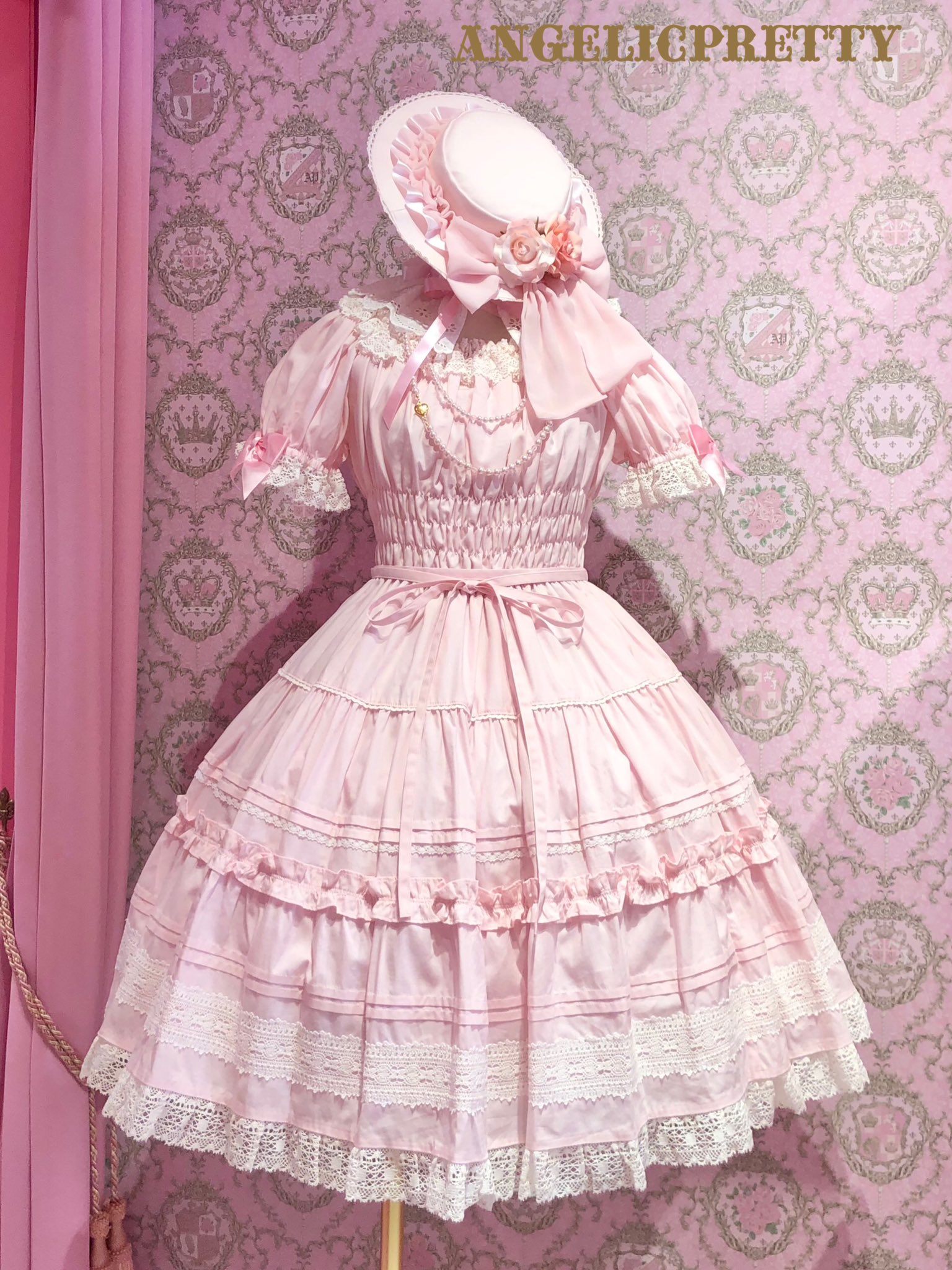 【新品】angelic pretty eternal doll半袖ワンピース Gg_PSSvaEAAUfIf.jpg