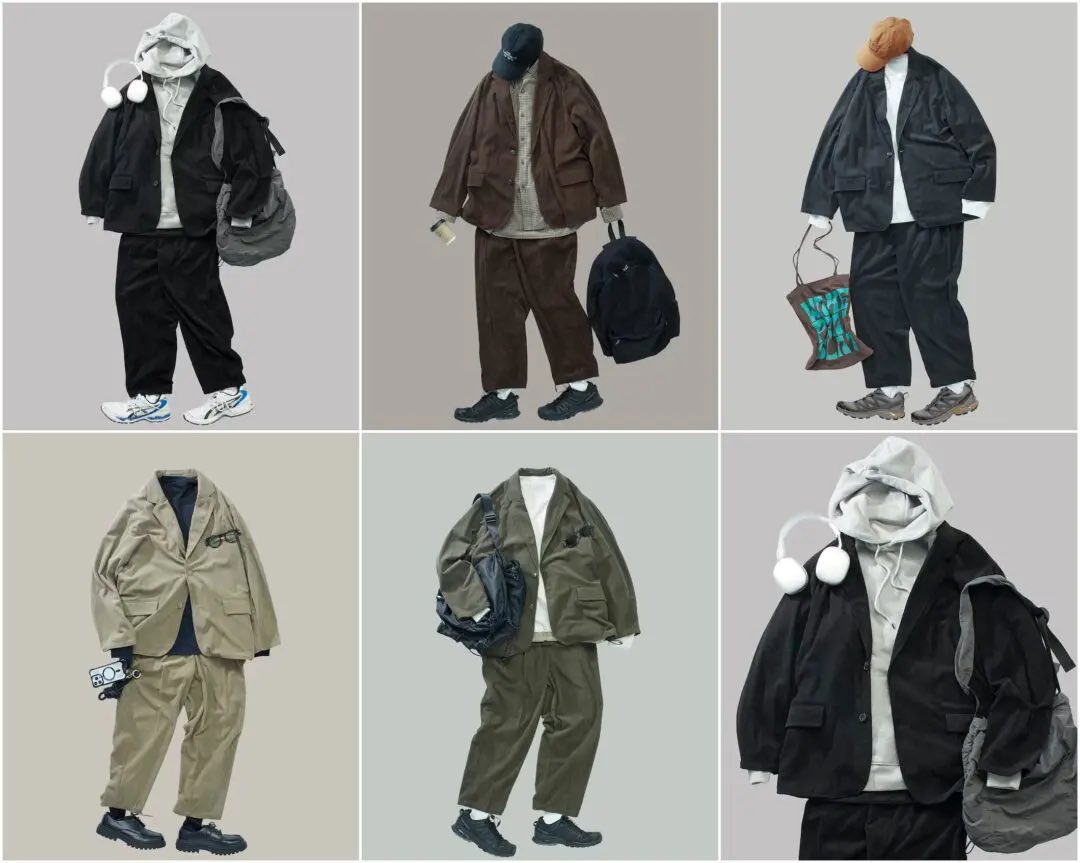 FREAK'S STORE 総柄プリント リラックスフィット コーデュロイ FREAK'S