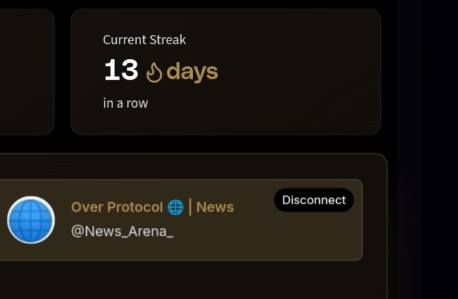 News_Arena_'s tweet image. I broke my streak once on @FractionAI_xyz , started afresh and decided to be consistent and never break it again. Today will complete my 14 days streak. Looking forward to receive the FAPS bonus soon.