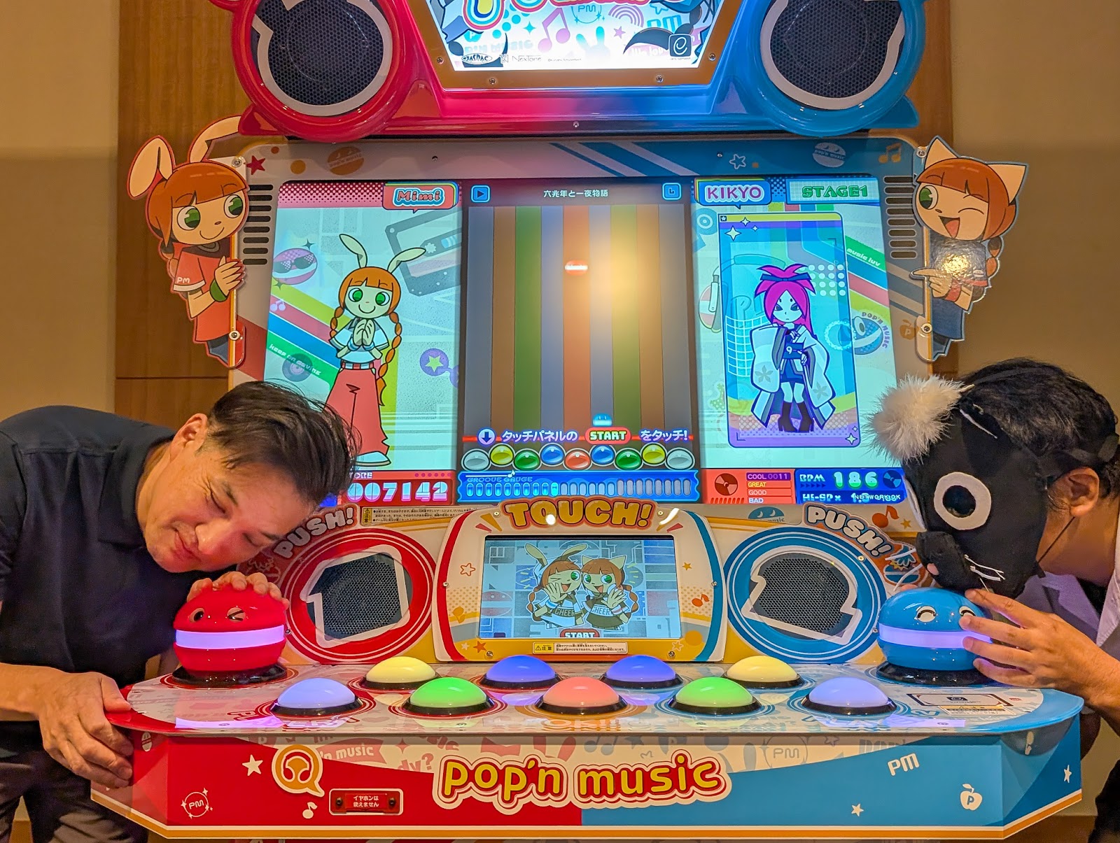 ポップンミュージック　アーケード筐体 JAEPO2020］「jubeat＆NEW pop'n music」ステージイベント