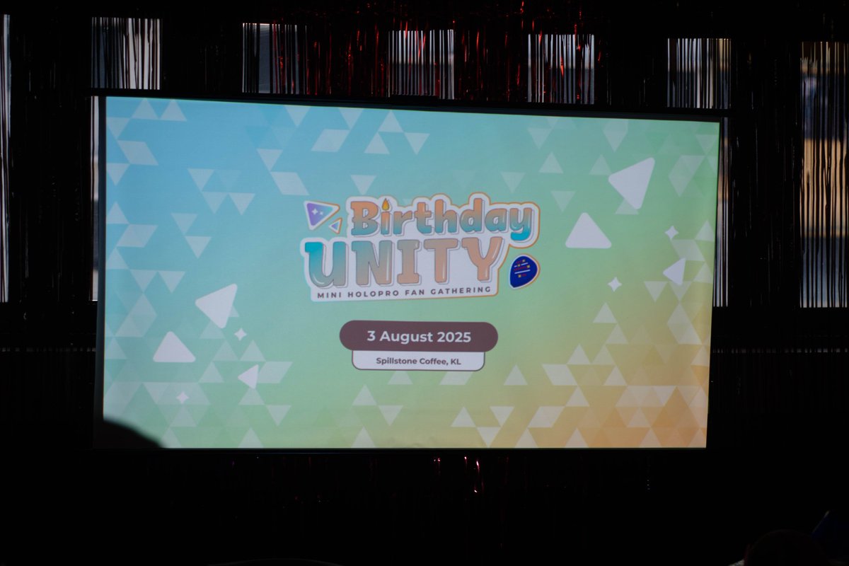 HoloENCO_MY's tweet photo. HoloPro Birthday Unity has officially wrapped up!🎉

Massive thanks to everyone who came to celebrate Haachama, Towa, Mumei &amp; Izuru with us 💖

Here's to more memories ahead!
#holounitymy https://t.co/EKxc5s5njS