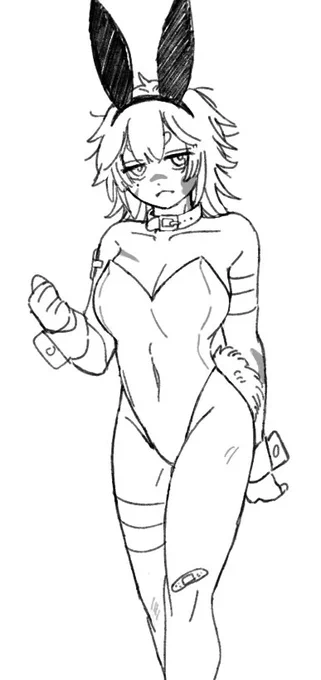 ええ!?自キャラをTSしてバニーガールに!!? 