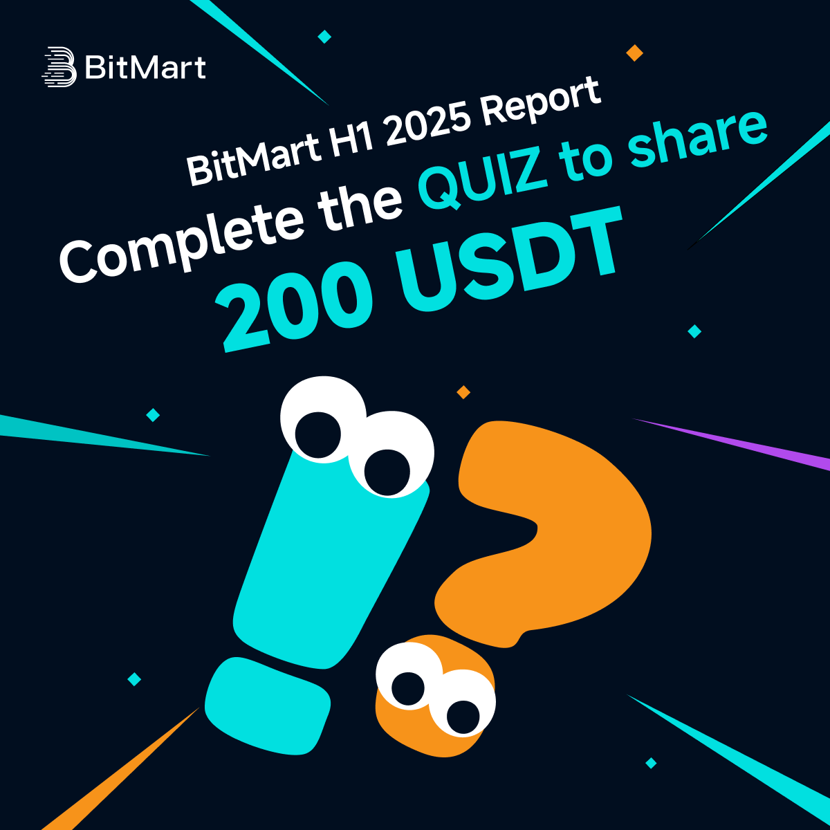 BitMart (@bitmartexchange) on Twitter photo ๐ฏ #BitMart Mid Year Report : Quiz Giveaway
Win a Share of 200 USDT!
How to Enter :
1๏ธโฃ Follow us + RT + Comment
2๏ธโฃ Read the full report to find the answer : bitmart.zendesk.com/hc/en-us/articโฆ
3๏ธโฃ Take the Quiz : forms.gle/85pzQzUF6EzyP5โฆ
๐ฐ Prize: 200 USDT pool split among winners who ๐ฏ #BitMart Mid Year Report : Quiz Giveaway
Win a Share of 200 USDT!
How to Enter :
1๏ธโฃ Follow us + RT + Comment
2๏ธโฃ Read the full report to find the answer : bitmart.zendesk.com/hc/en-us/articโฆ
3๏ธโฃ Take the Quiz : forms.gle/85pzQzUF6EzyP5โฆ
๐ฐ Prize: 200 USDT pool split among winners who